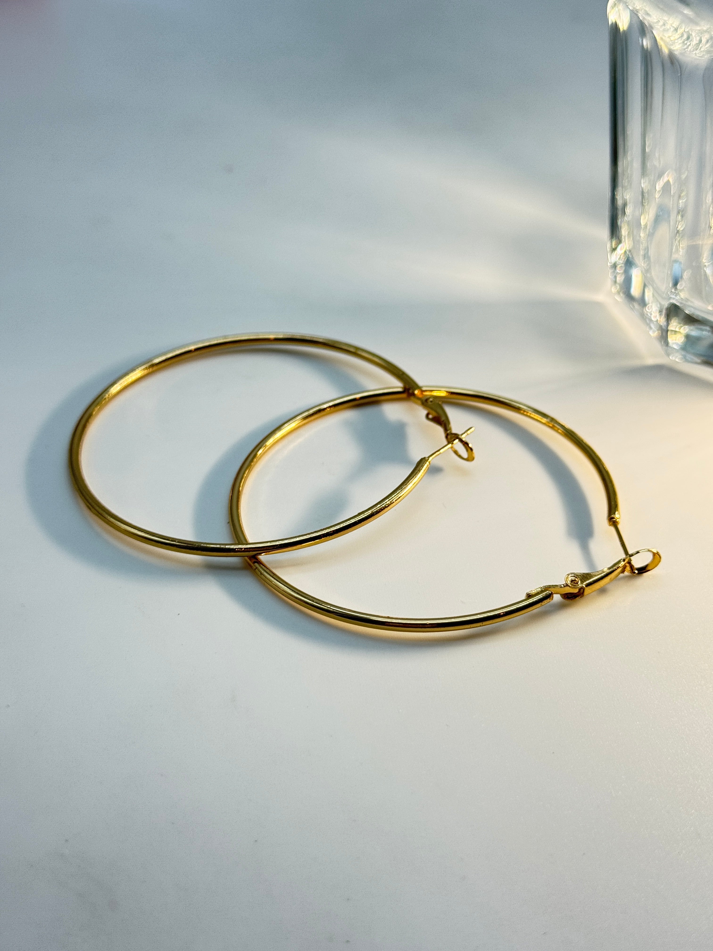 Classic Gold Hoop Earrings