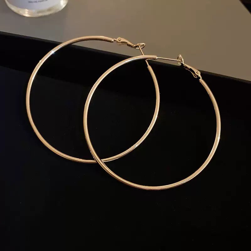 Classic Gold Hoop Earrings